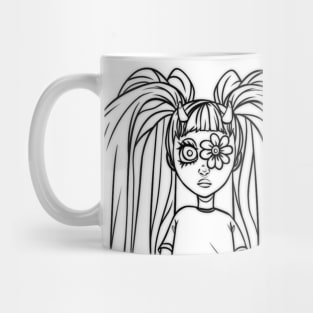 Ashnikko- Daisy (line) Mug